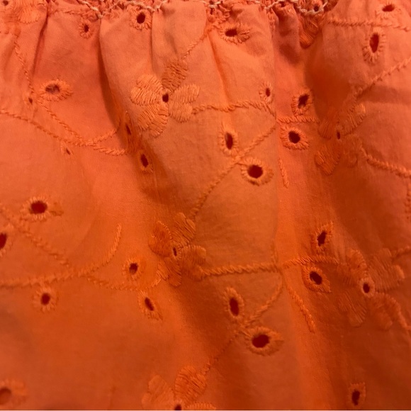 🧡Baby Oshkosh B’Gosh Light Orange Flutter Sleeve Blouse🧡 From 2000’s ✨ - Picture 5 of 9